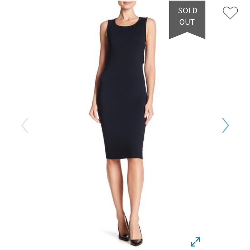Eco Jersey Knit Midi Dress